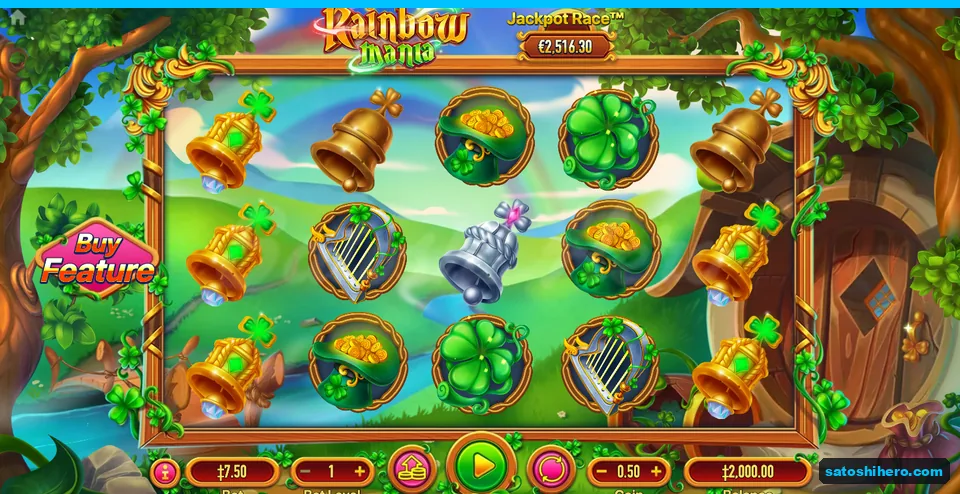 Base reels settled with bells, harp, shamrocks, and pot hats