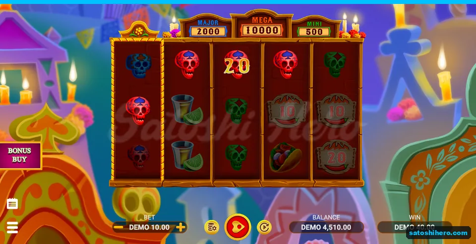 40.00 win box with red skulls lit