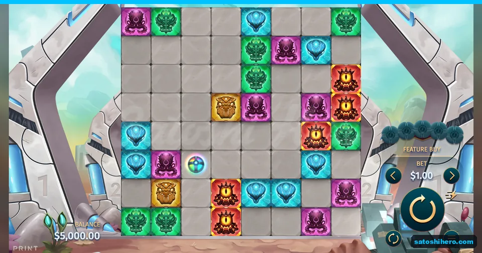 Eight-by-eight grid at rest with Reaper slots