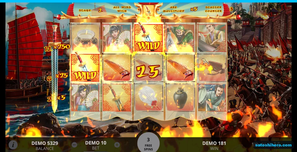 181.00 DEMO running win with three free spins left