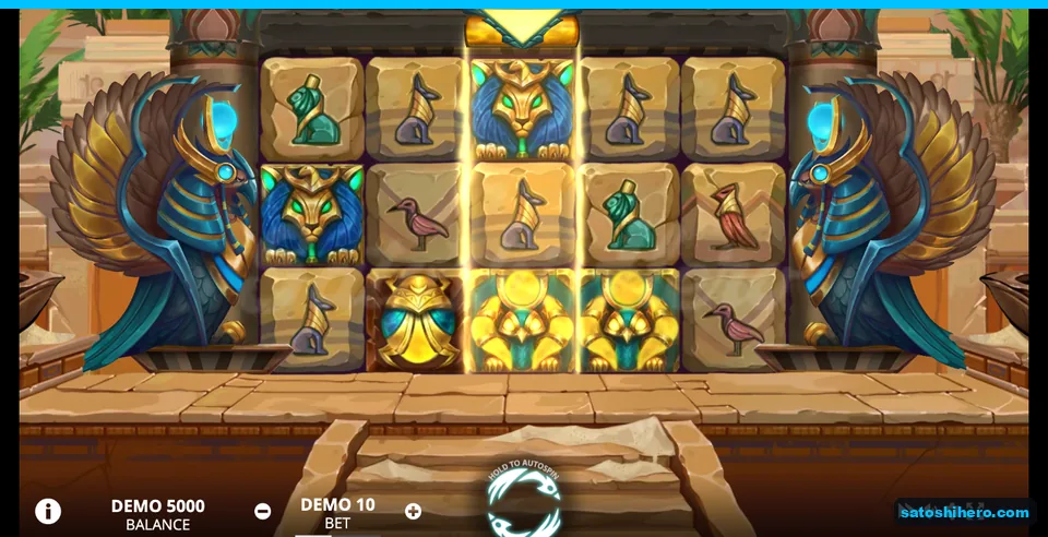 DEMO 5000 balance above a settled 5x3 temple board