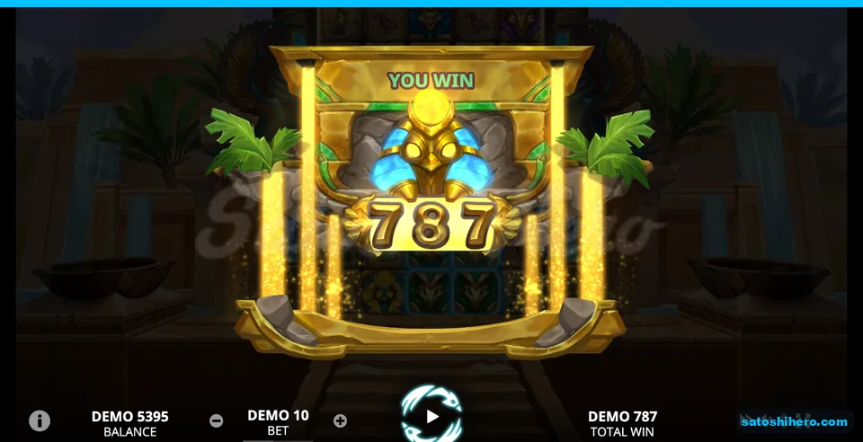 DEMO 787 free spins total fills the gold card