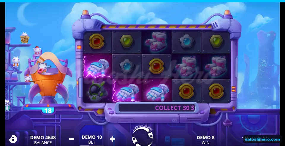 8 win shown with three gloves lit