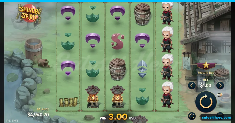 Fifth reel filled with fighters and $3.00 win