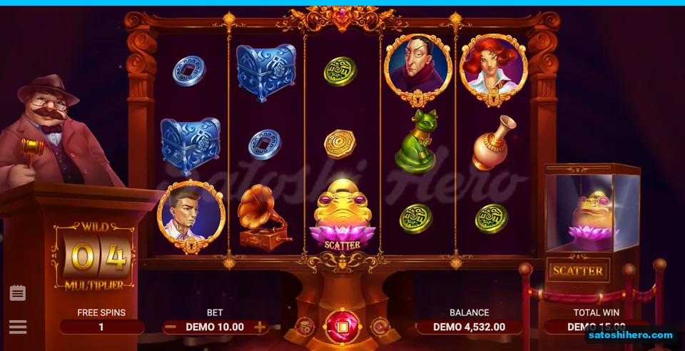 15.00 DEMO banked with three bidders on the last spin