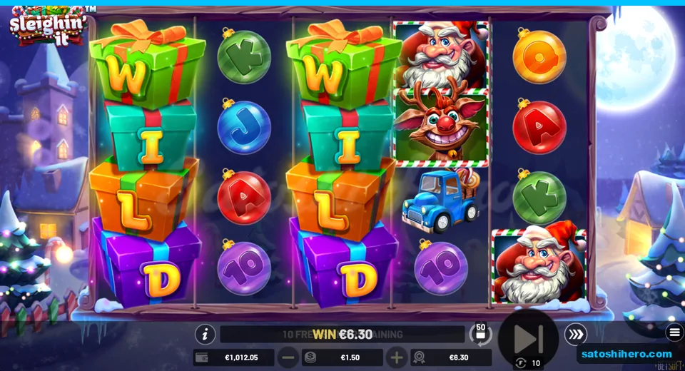 $6.30 running win with two wild reels