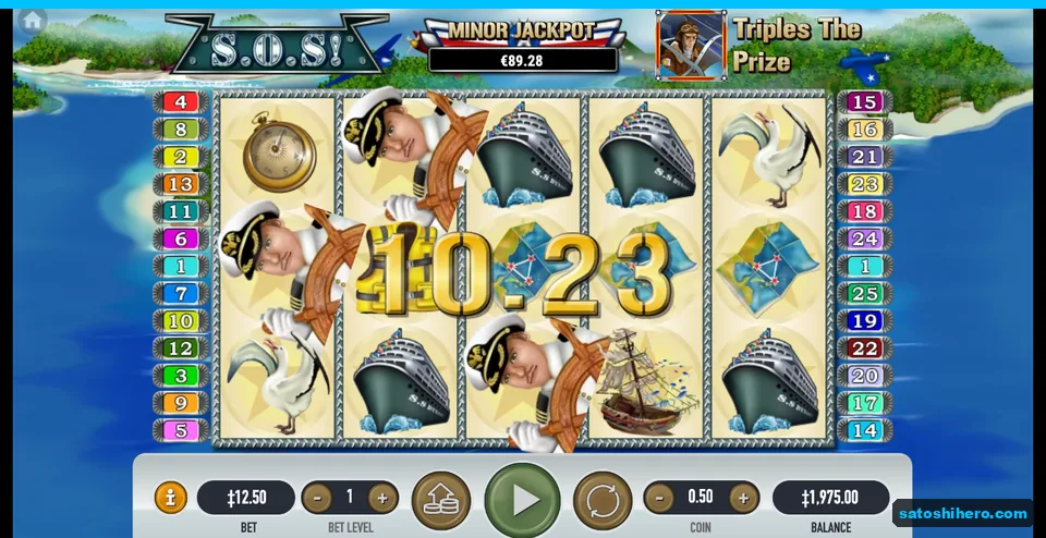 Win counter climbed over Captain symbols toward 27.00