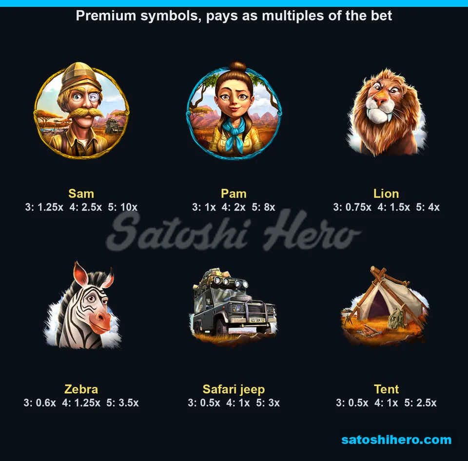 Premium symbol pay table