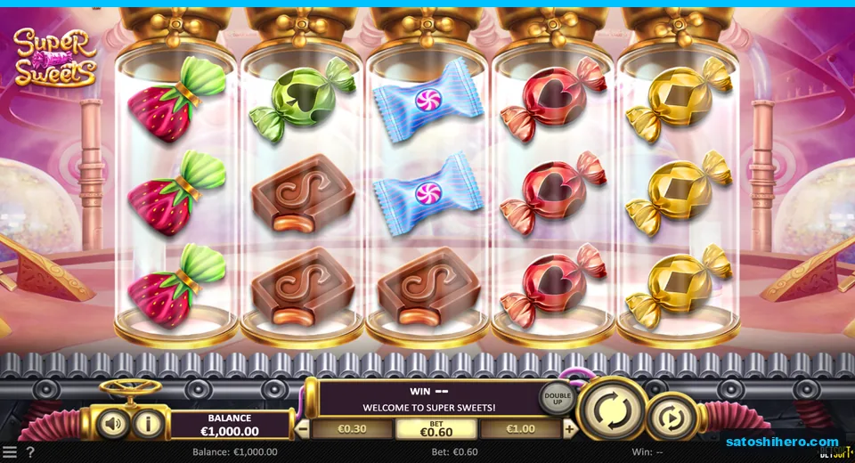 Settled 5 by 3 candy board