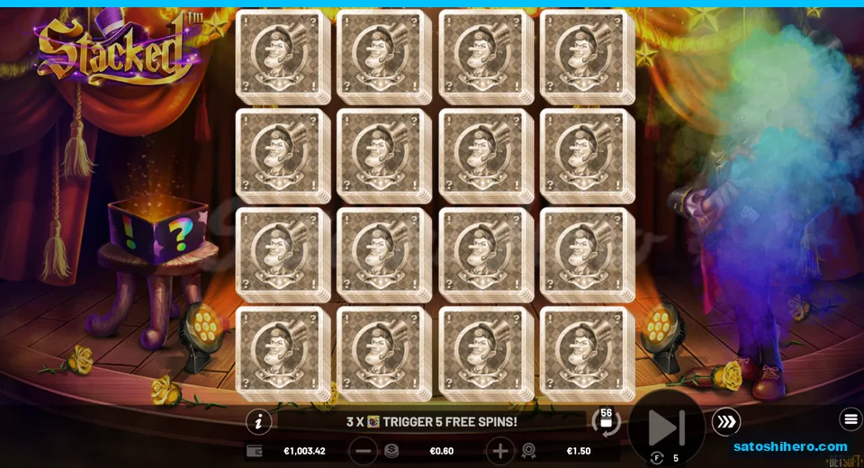 Sixteen face-down cards after three wilds