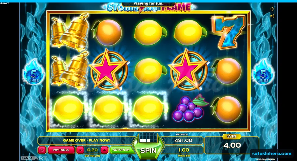 4.00 win shown across three highlighted bottom-line lemons
