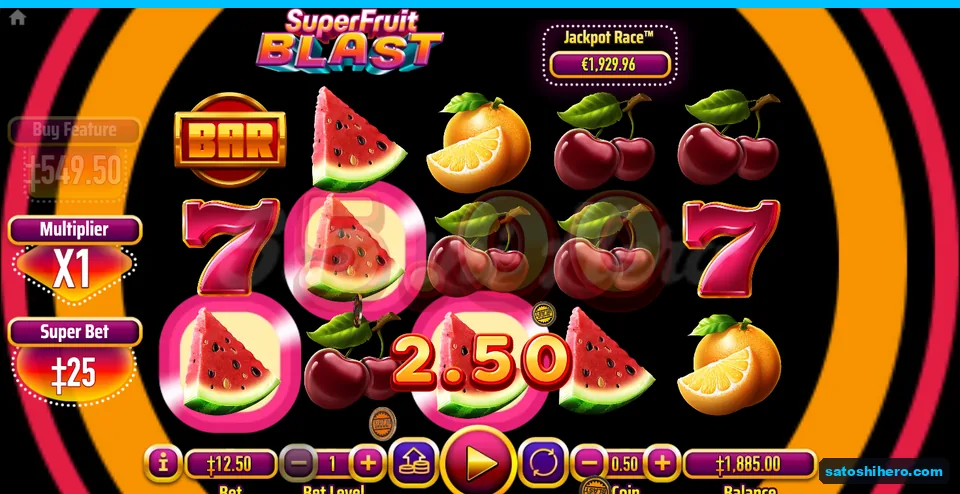 Watermelons paid 2.50 on one line