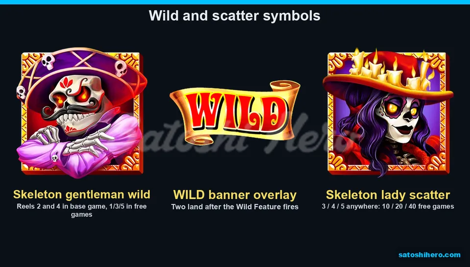 Special-symbol panel revealed wild banners and scatter trigger labels