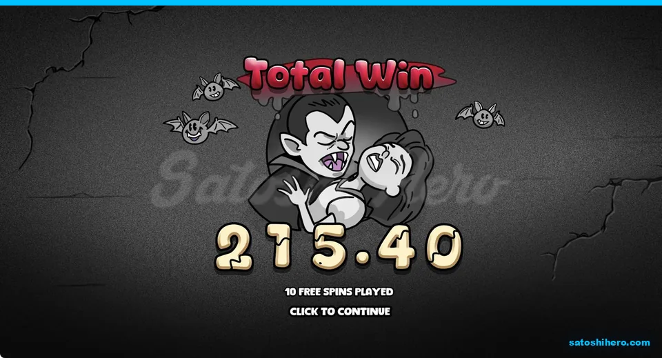 Free spins total card shows $215.40