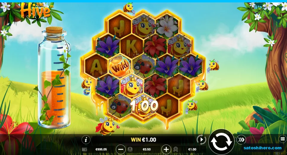 $1.00 win shown with Wild honey jar
