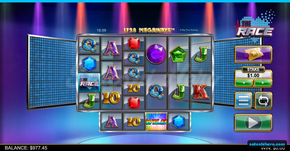 Six-reel grid settled before a spin
