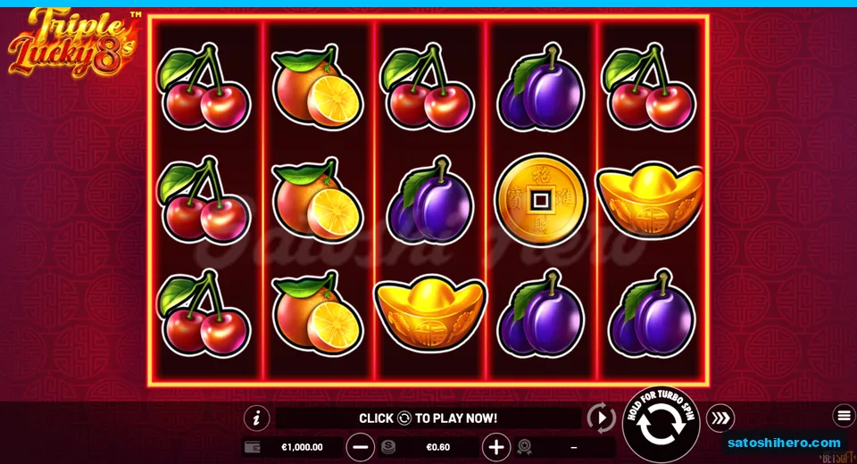 $1,000.00 balance under red fruit reels