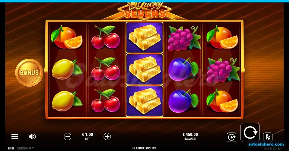$450.00 balance shown beneath the settled fruit grid