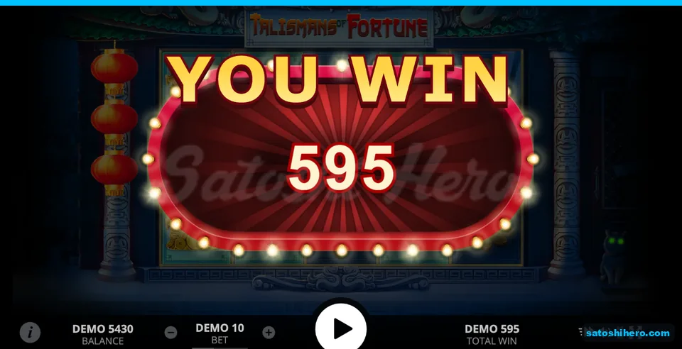 595 total win card after free spins