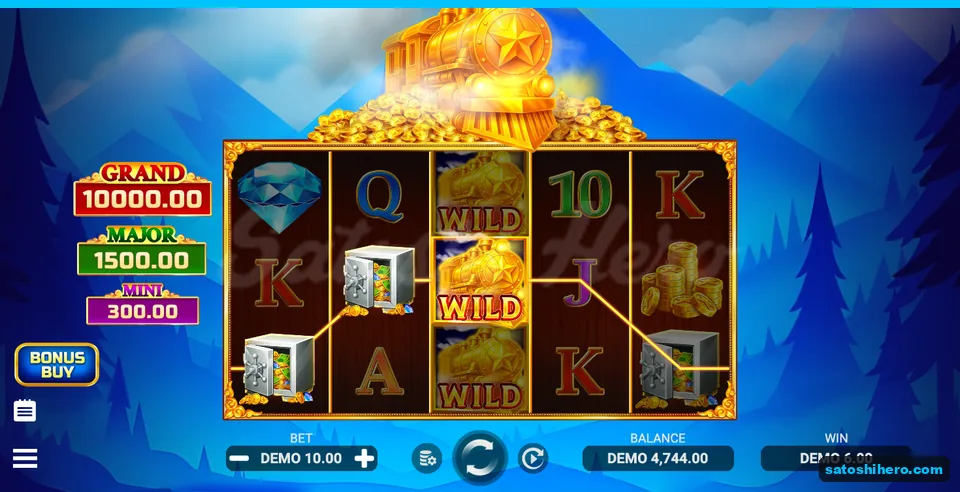 $6.00 win line crosses a full middle wild reel