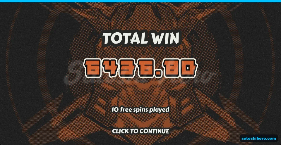 Total card shows $6,436.80 from ten spins