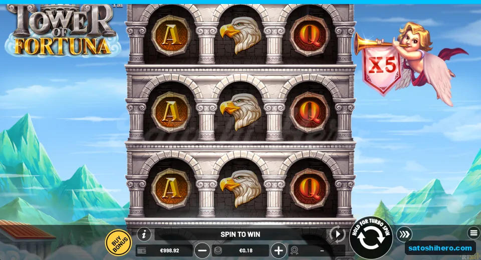 Idle tower grid shows X5 multiplier flag