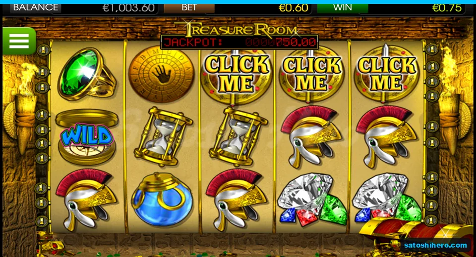 Three sword medallions show click me prompts
