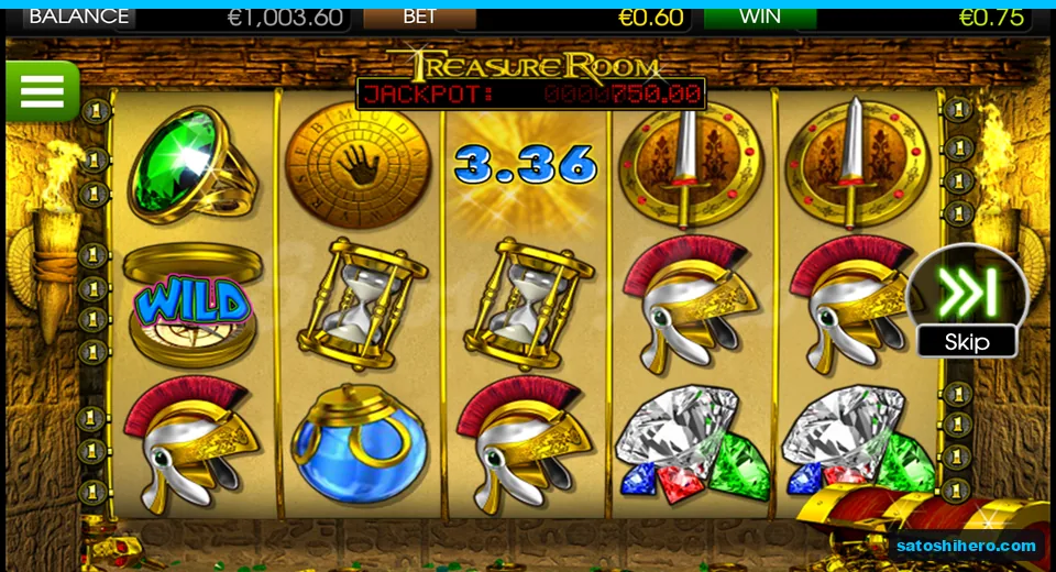 3.36 euro prize bursts from chosen medallion