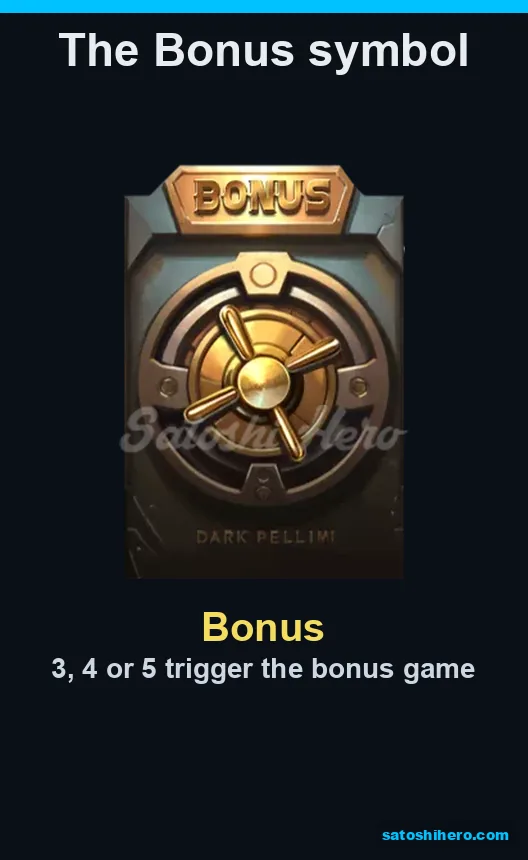 Info screen showing the Bonus symbol