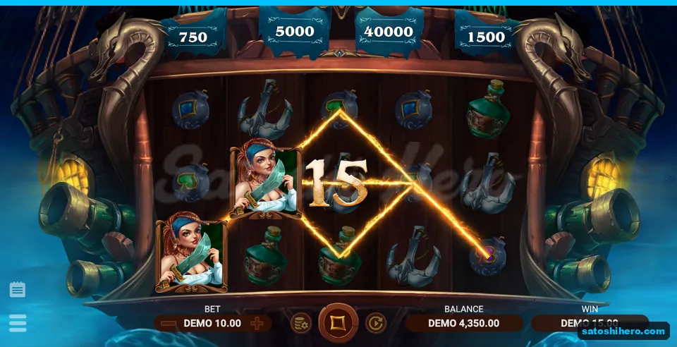 15.00 win lit across two pirate women