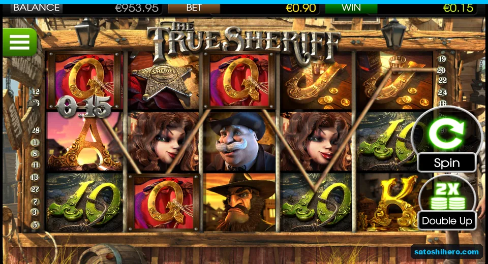 $0.15 line win traced across the settled reels