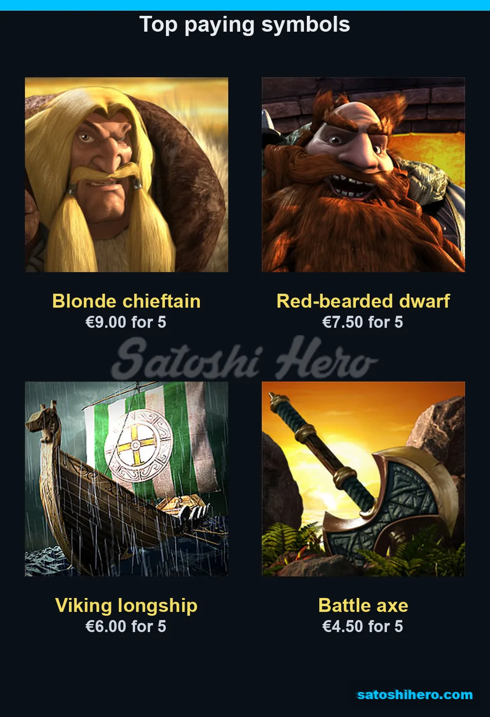 $9.00 chieftain top pay beside dwarf and ship