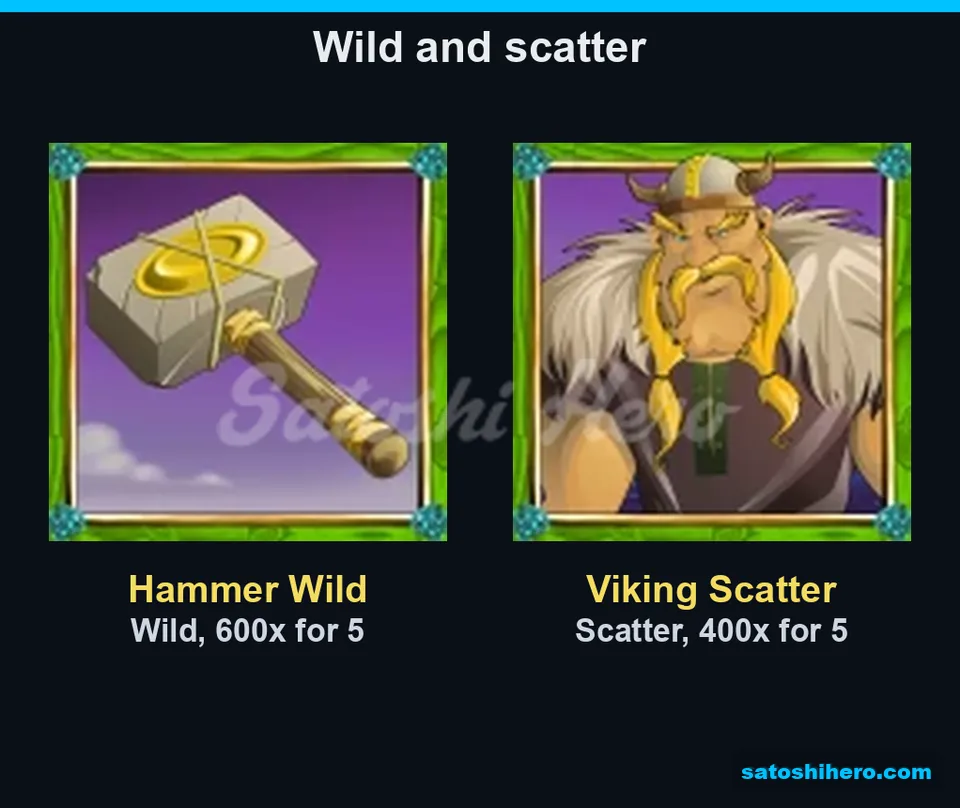 Wild and scatter tiles shown together