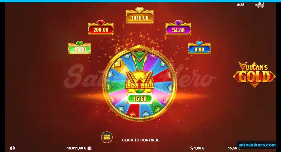 $15.50 green jackpot gem selected