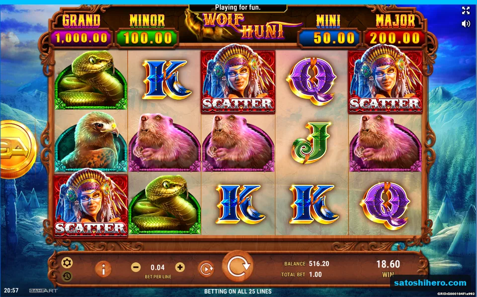 $18.60 win shown after six completed free spins