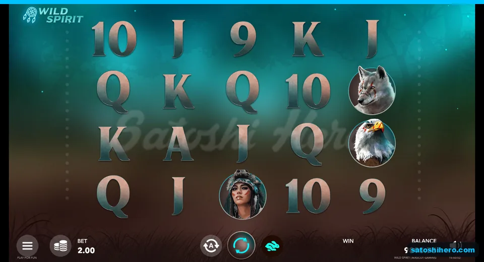Misty forest reels settled beside a 9,895.75 balance