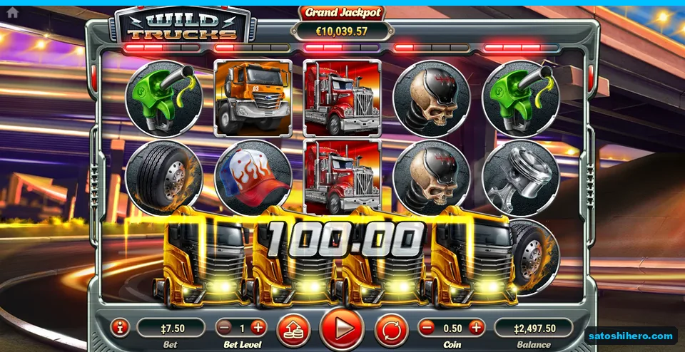 Yellow Trucks paid 100.00 across bottom row