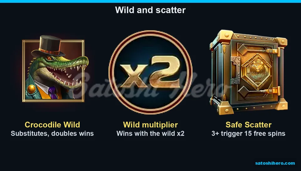 Info screen showing wild badge and scatter