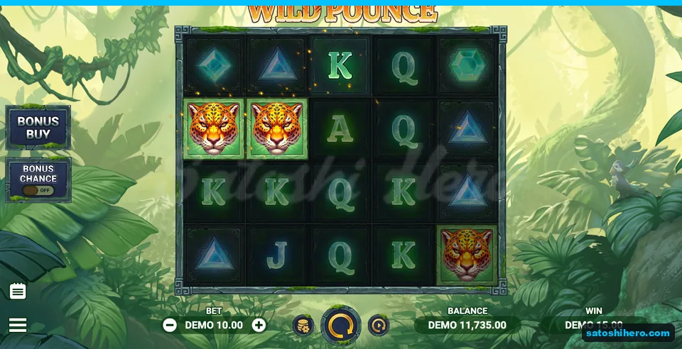 15.00 win box with three Jaguar Wilds