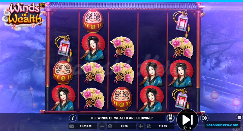 $17.75 running win with five free spins counted