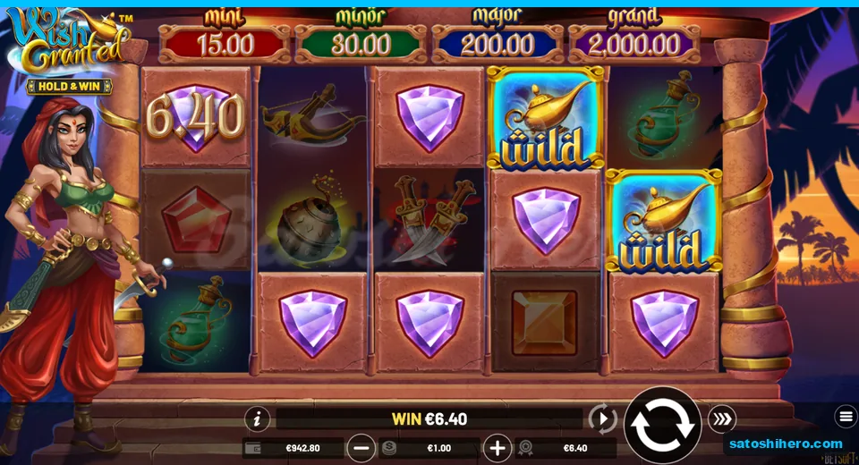 $6.40 win with two lamp wilds