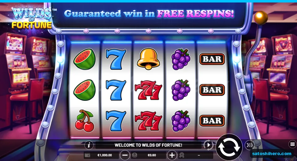 $1,000.00 balance beside settled fruit reels