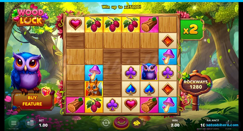 Raspberry win with x2 sign and 1,280 Rockways
