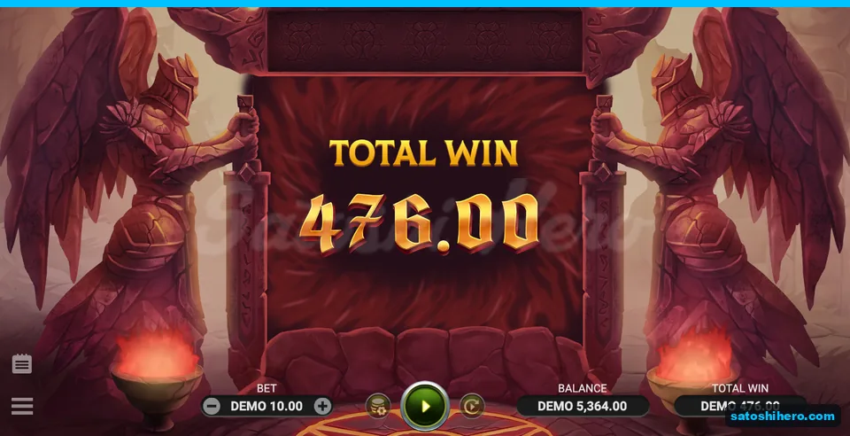 476 total win card after Free Spins