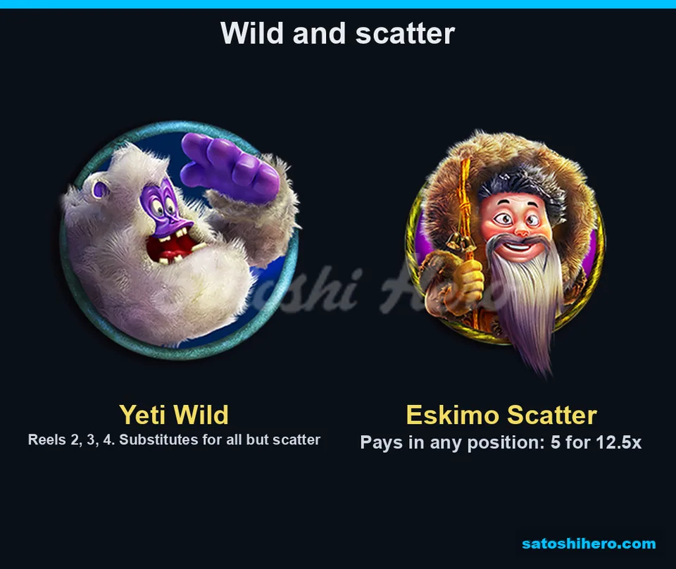 Two feature tiles show Yeti Wild and Eskimo Scatter