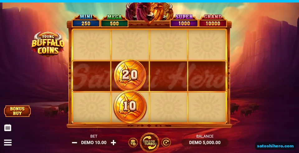 Two gold coins on first settled grid