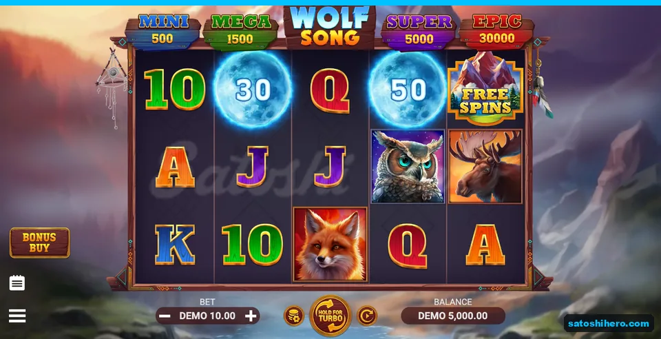 5,000.00 balance before the first spin